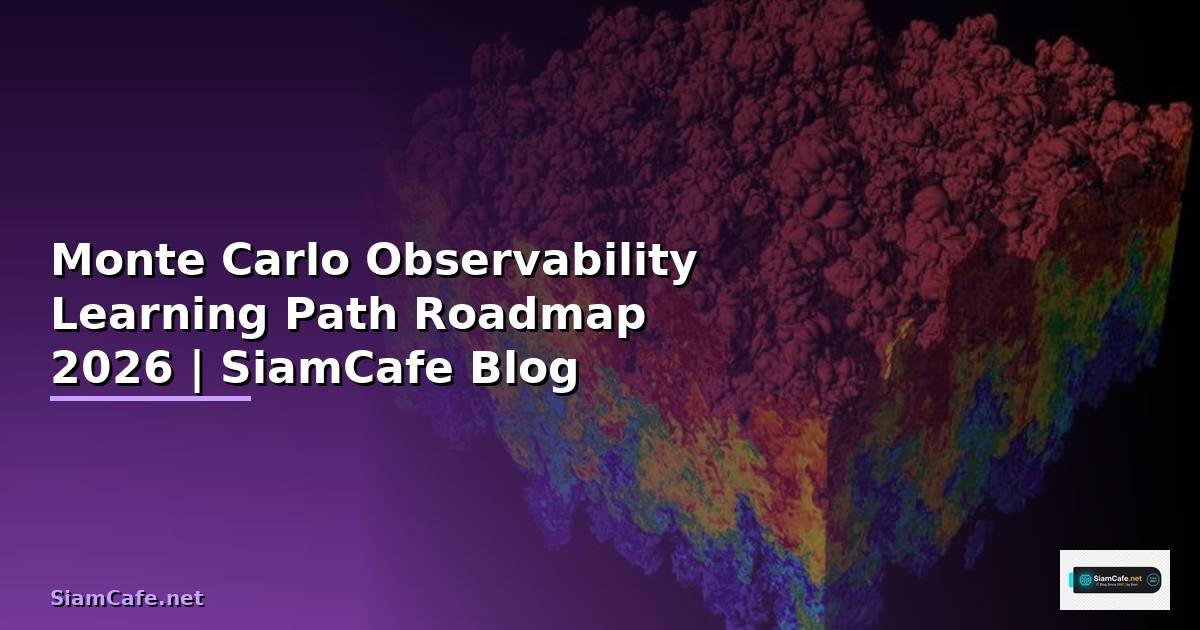 Monte Carlo Observability Learning Path Roadmap