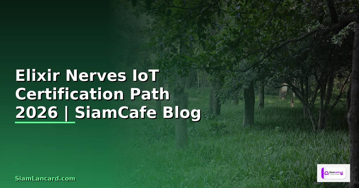 Elixir Nerves IoT Certification Path