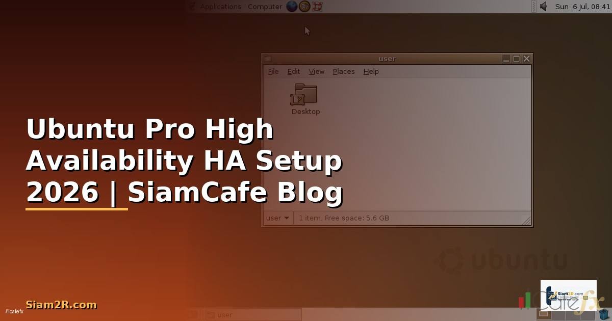 Ubuntu Pro High Availability HA Setup