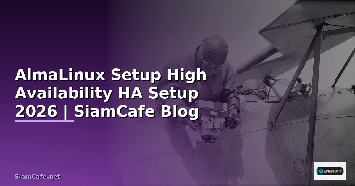 AlmaLinux Setup High Availability HA Setup