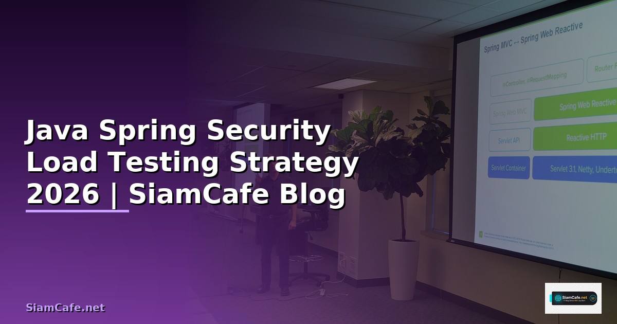 Java Spring Security Load Testing Strategy