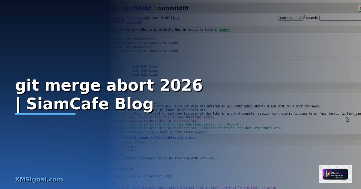 git merge abort คือ