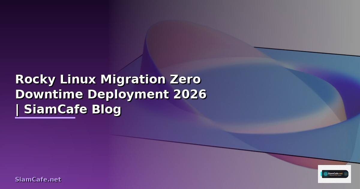 Rocky Linux Migration Zero Downtime Deployment