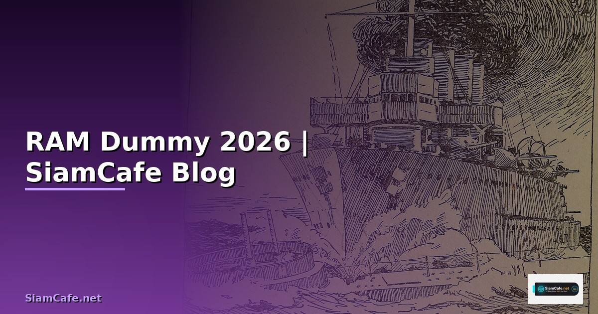 RAM Dummy คืออะไร — ทุกสิ่งที่ต้องรู้ในปี 2026