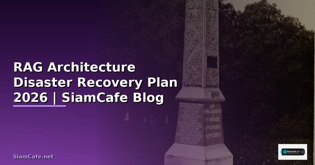 RAG Architecture Disaster Recovery Plan