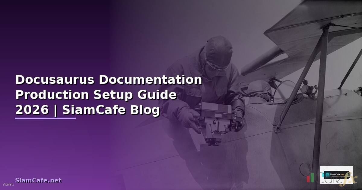 Docusaurus Documentation Production Setup Guide — คู่มือฉบับสมบูรณ์ 2026