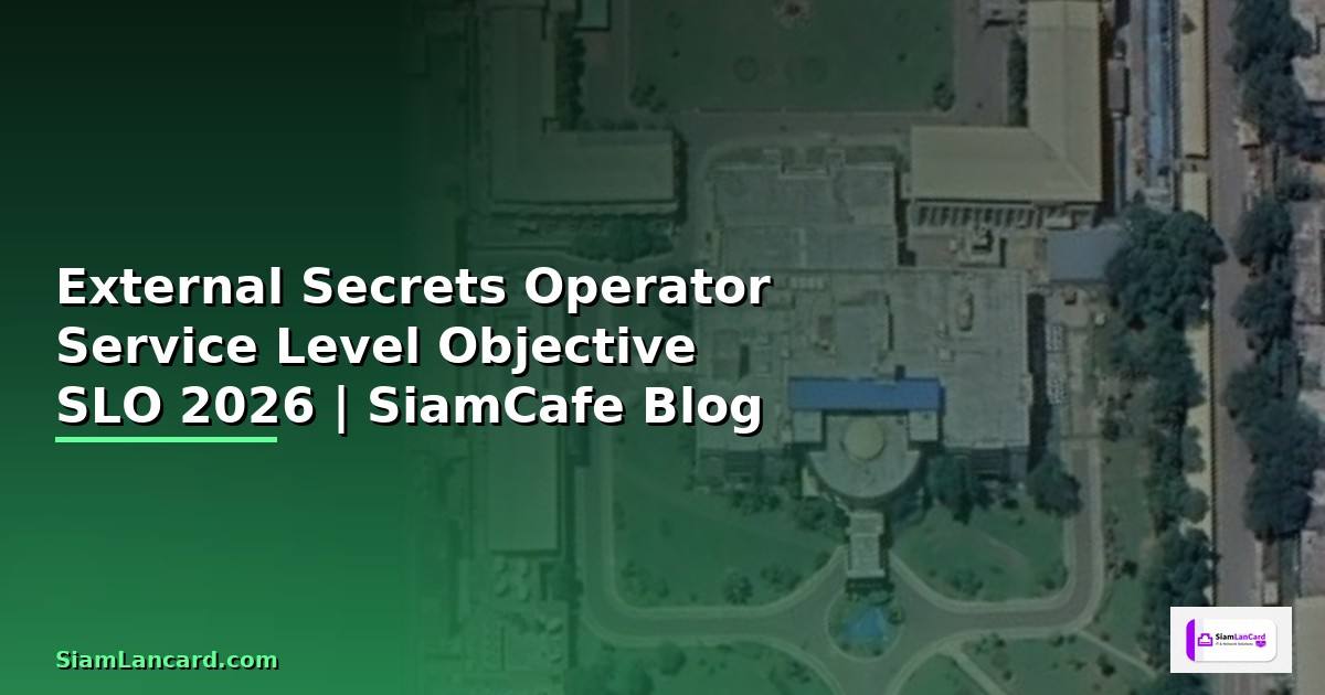 External Secrets Operator Service Level Objective
