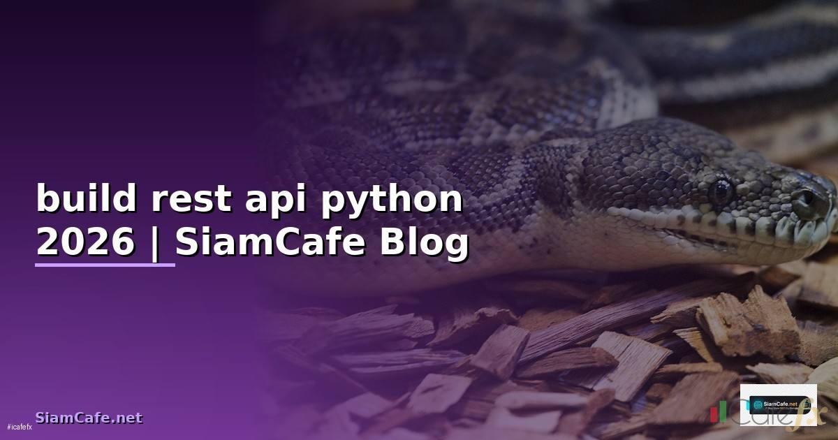 build rest api python
