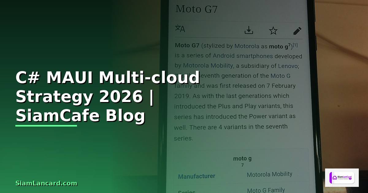 C# MAUI Multi-cloud Strategy