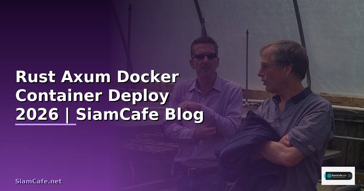 Rust Axum Docker Container Deploy
