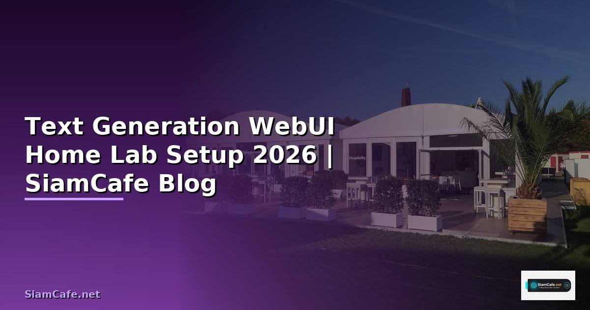 Text Generation WebUI Home Lab Setup
