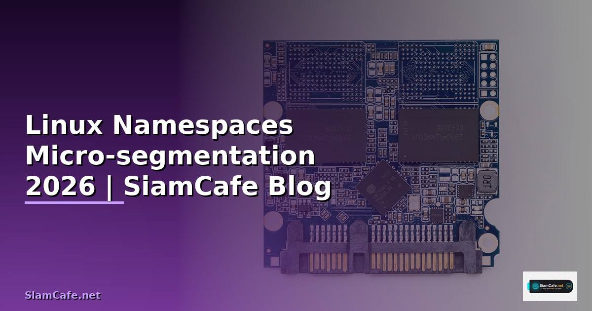 Linux Namespaces Micro-segmentation