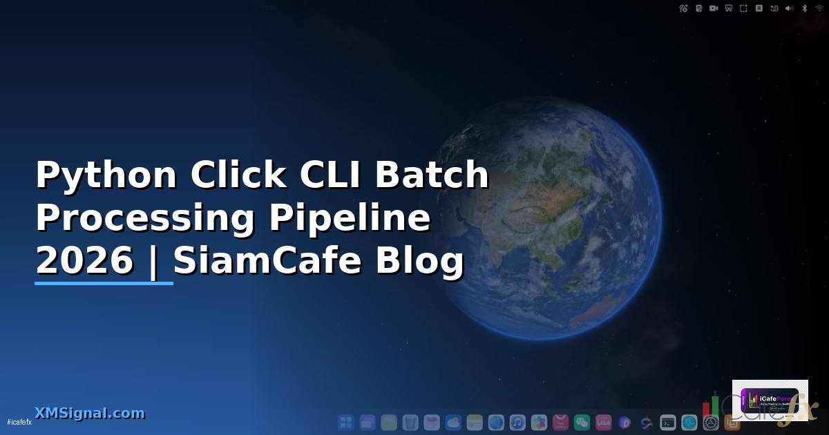 Python Click CLI Batch Processing Pipeline