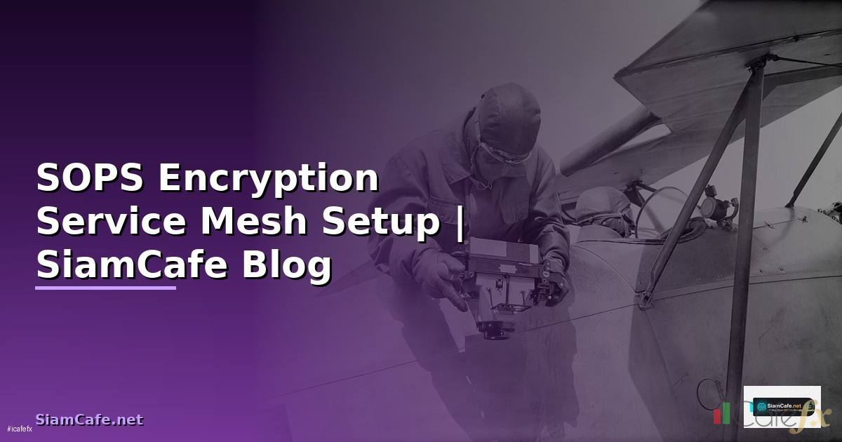 SOPS Encryption Service Mesh Setup