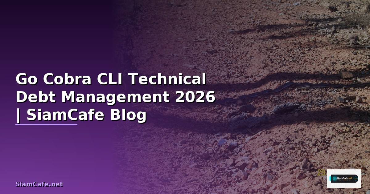 Go Cobra CLI Technical Debt Management