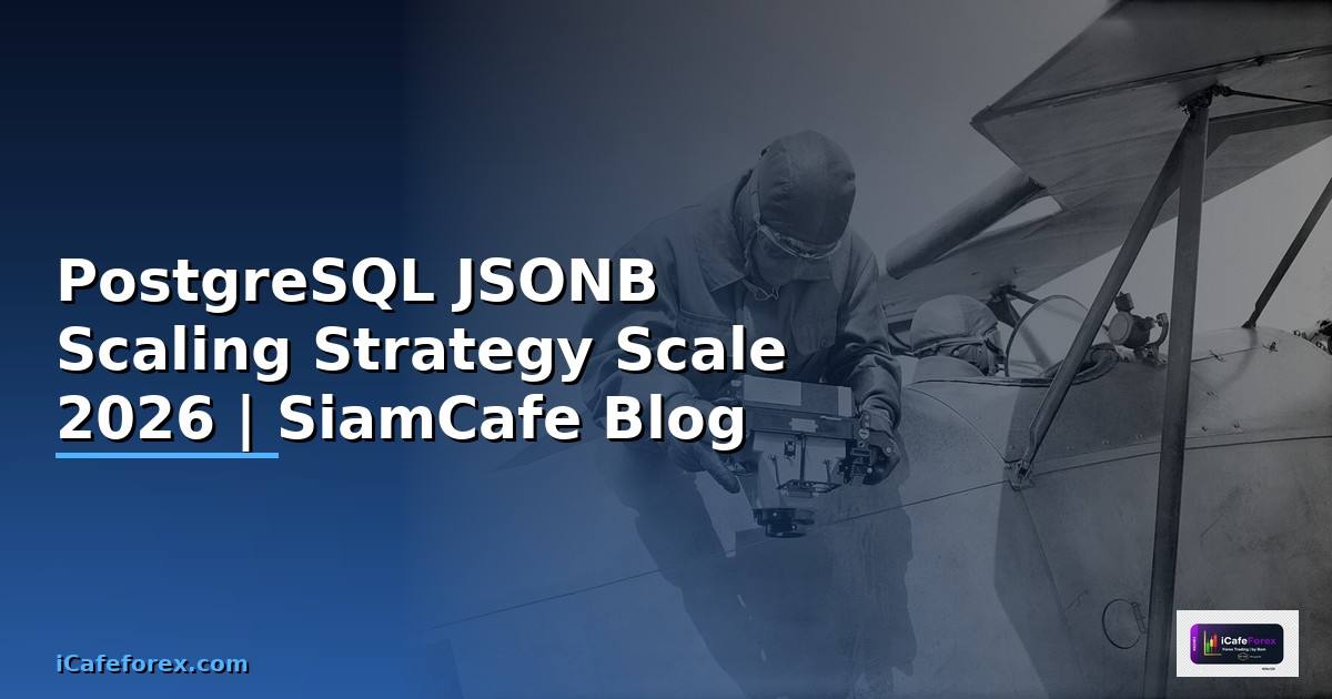 PostgreSQL JSONB Scaling Strategy วิธี Scale