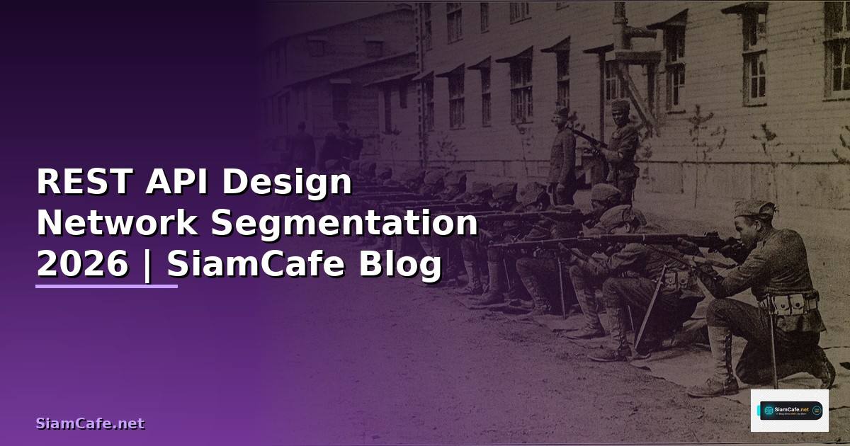 REST API Design Network Segmentation