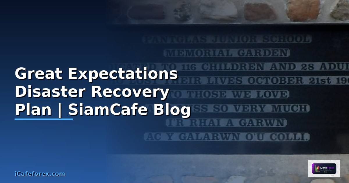 Great Expectations Disaster Recovery Plan