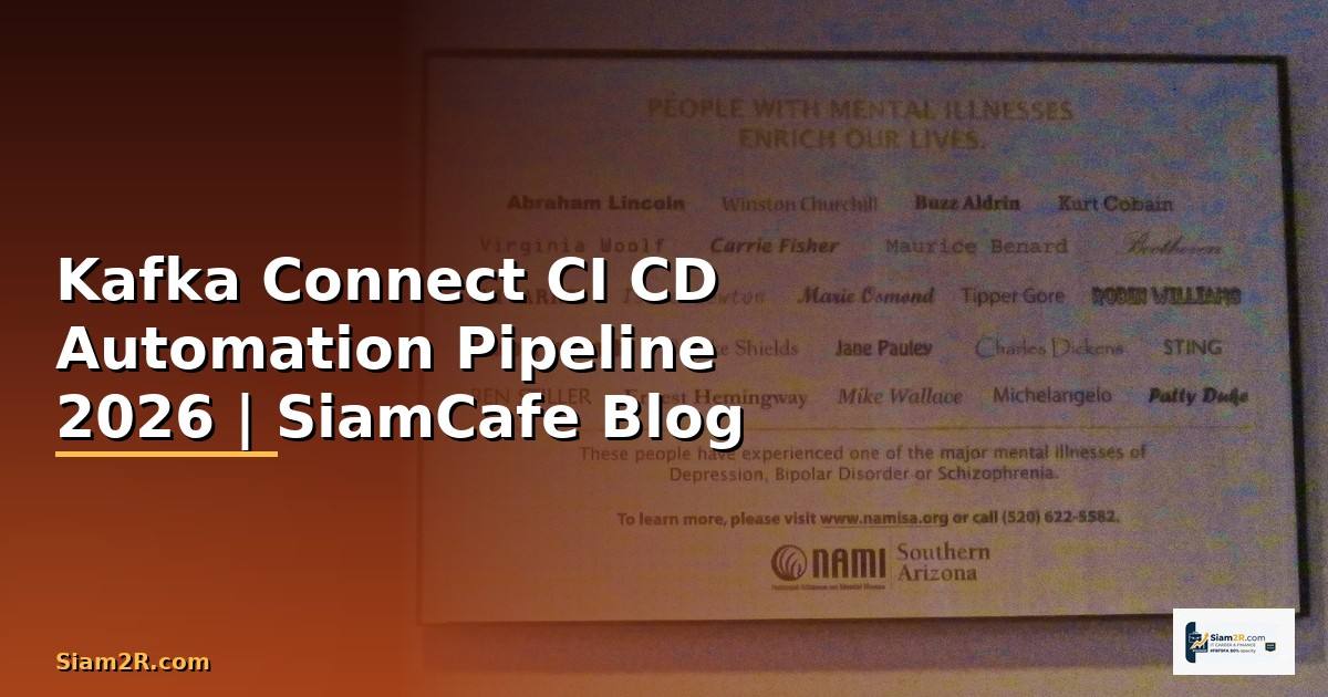 Kafka Connect CI CD Automation Pipeline