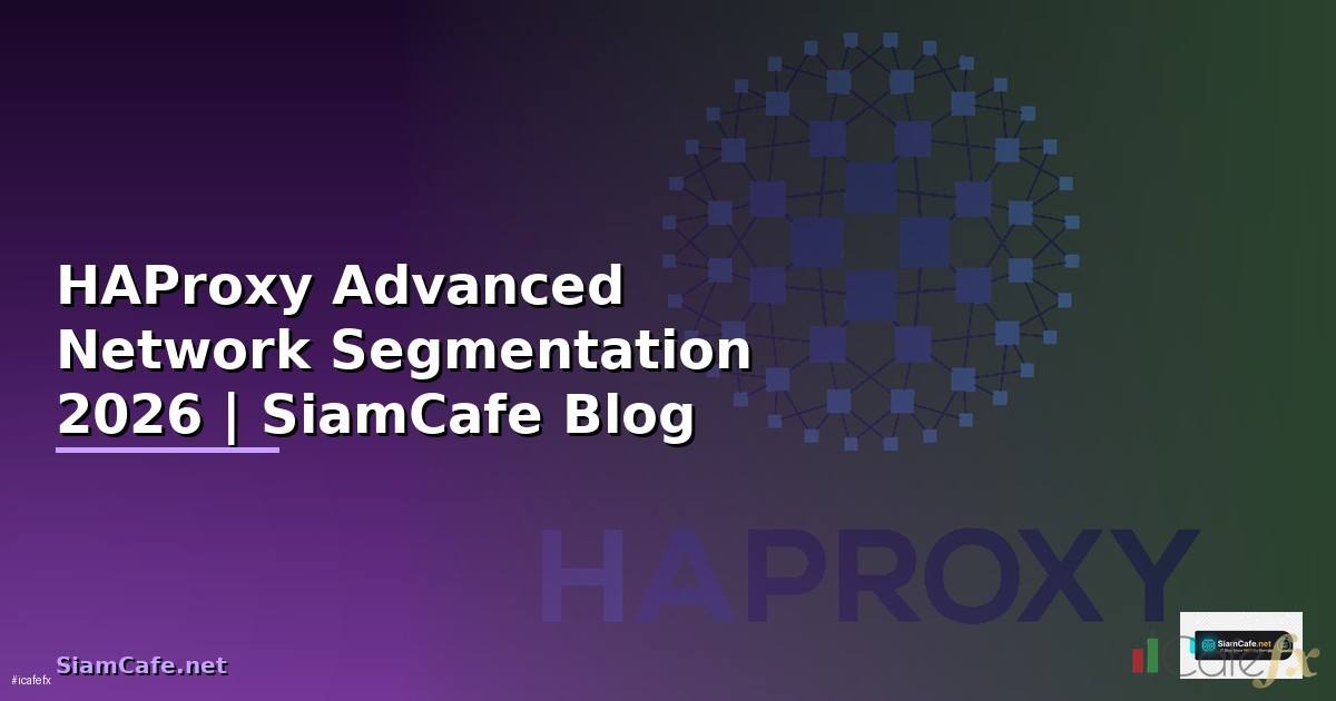 HAProxy Advanced Network Segmentation