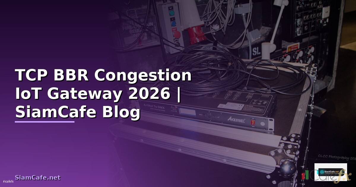 TCP BBR Congestion IoT Gateway