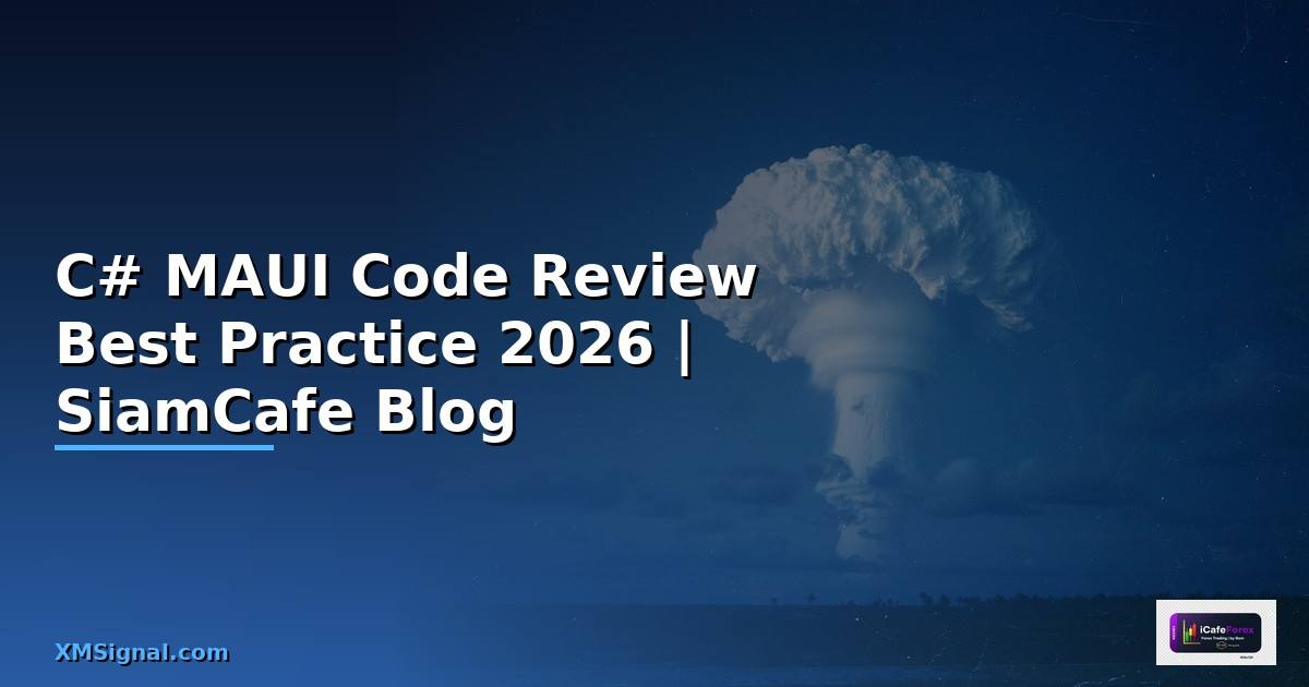 C# MAUI Code Review Best Practice