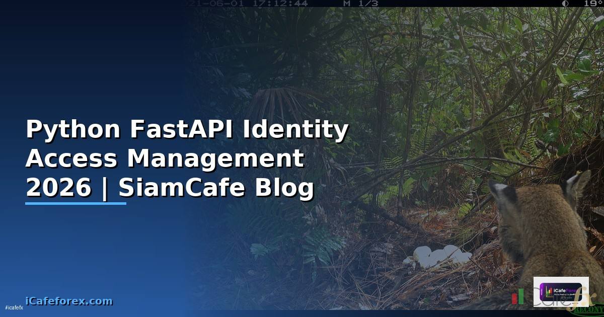 Python FastAPI Identity Access Management — คู่มือฉบับสมบูรณ์ 2026