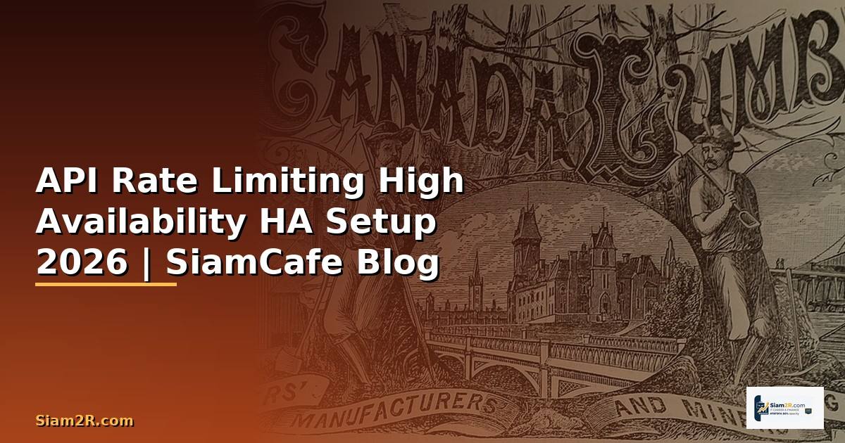 API Rate Limiting High Availability HA Setup