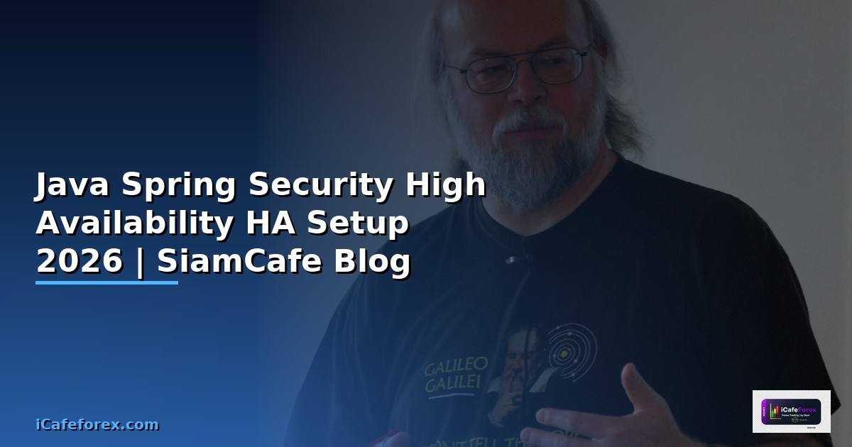 Java Spring Security High Availability HA Setup