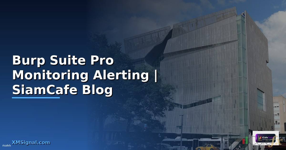 Burp Suite Pro Monitoring และ Alerting