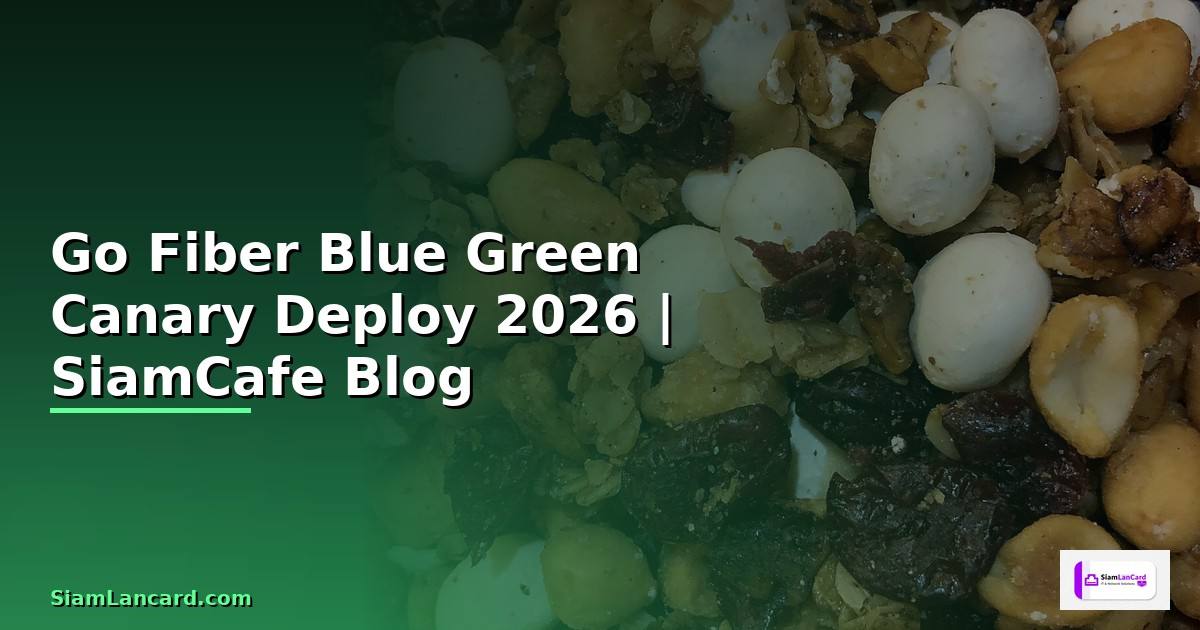 Go Fiber Blue Green Canary Deploy