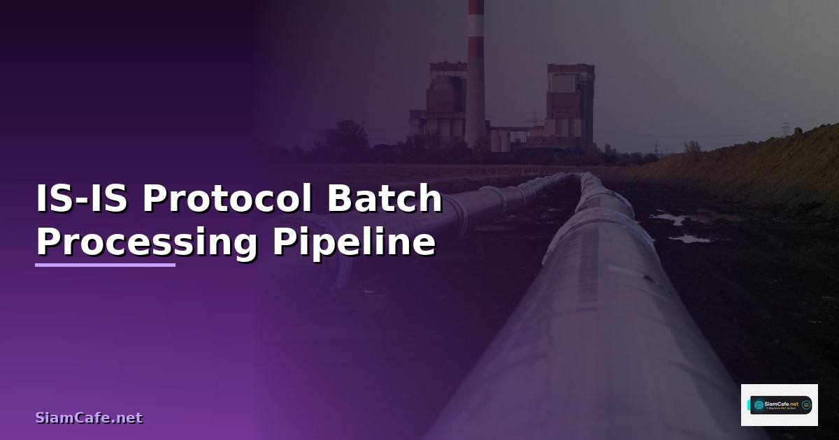 IS-IS Protocol Batch Processing Pipeline —