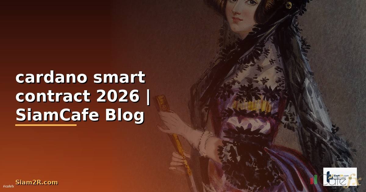 cardano เปิดตัว smart contract