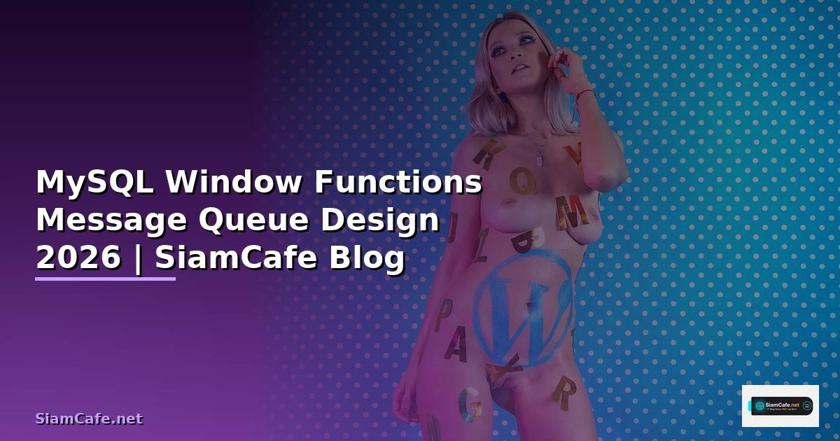 MySQL Window Functions Message Queue Design