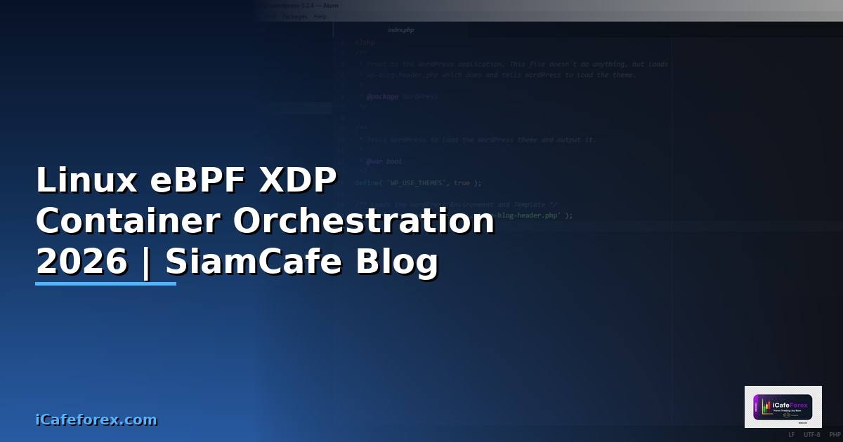 Linux eBPF XDP Container Orchestration — คู่มือฉบับสมบูรณ์ 2026