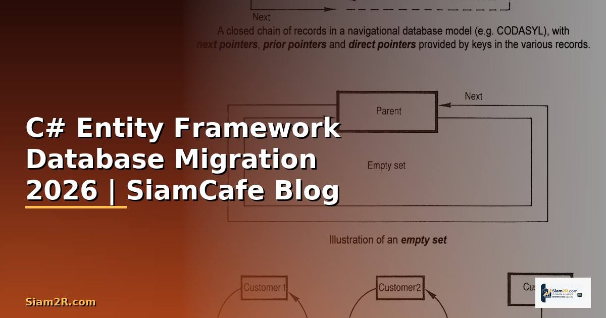 C# Entity Framework Database Migration — คู่มือฉบับสมบูรณ์ 2026