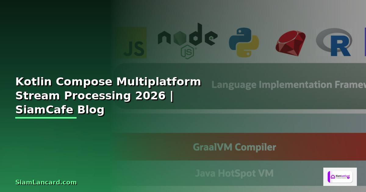 Kotlin Compose Multiplatform Stream Processing