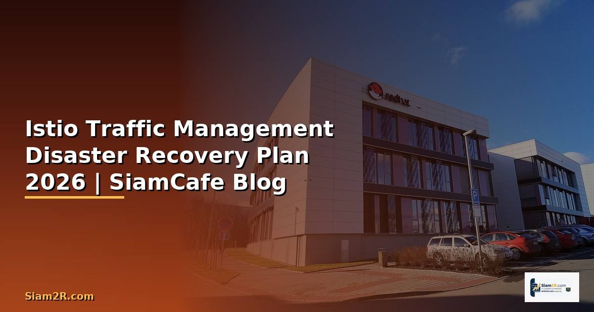 Istio Traffic Management Disaster Recovery Plan