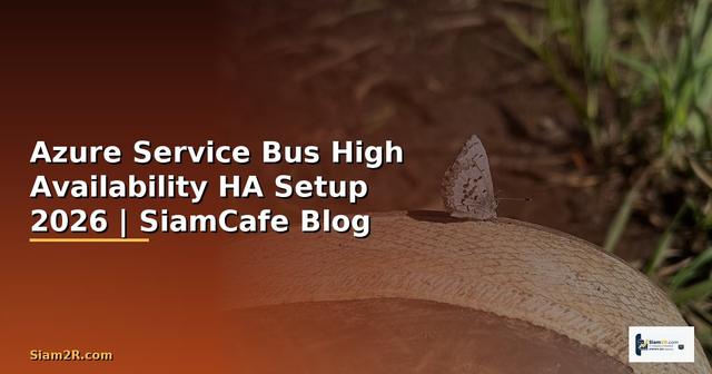 Azure Service Bus High Availability HA Setup