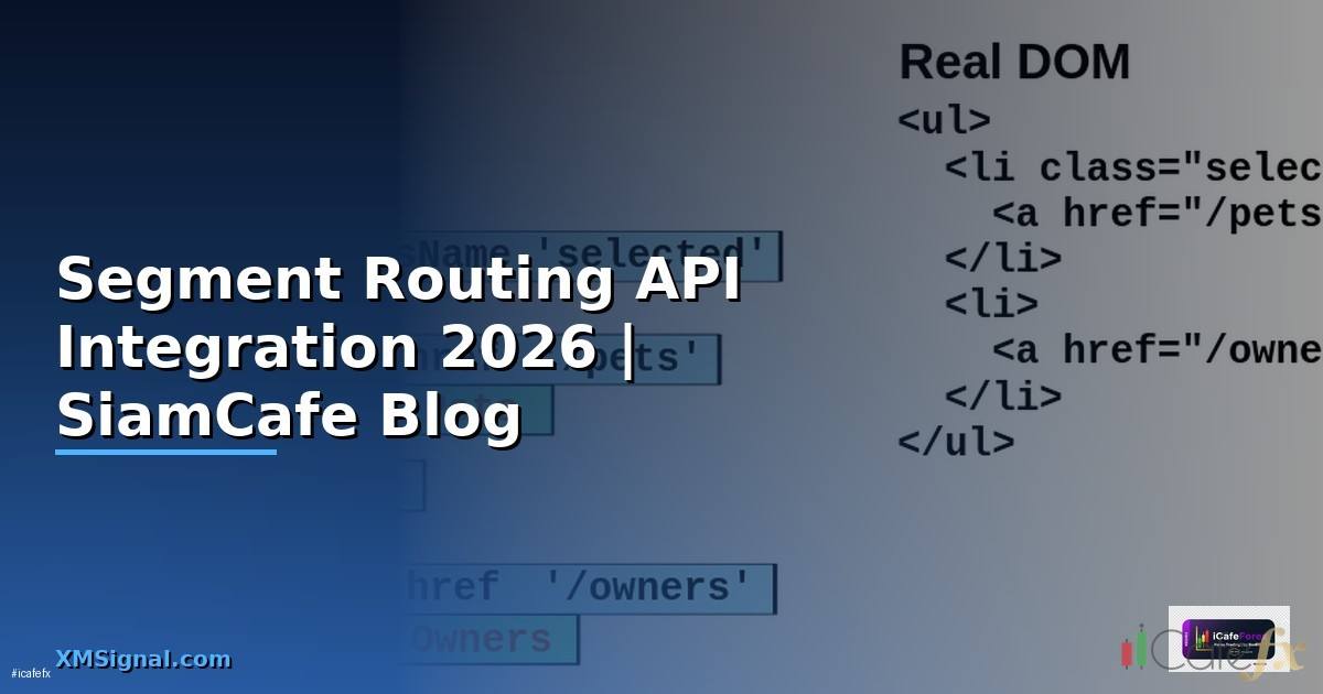 Segment Routing API Integration เชื่อมต่อระบบ