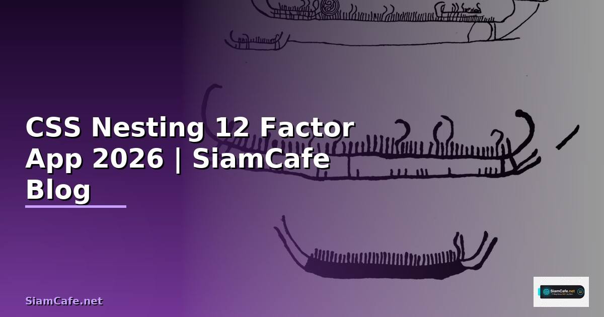 CSS Nesting 12 Factor App