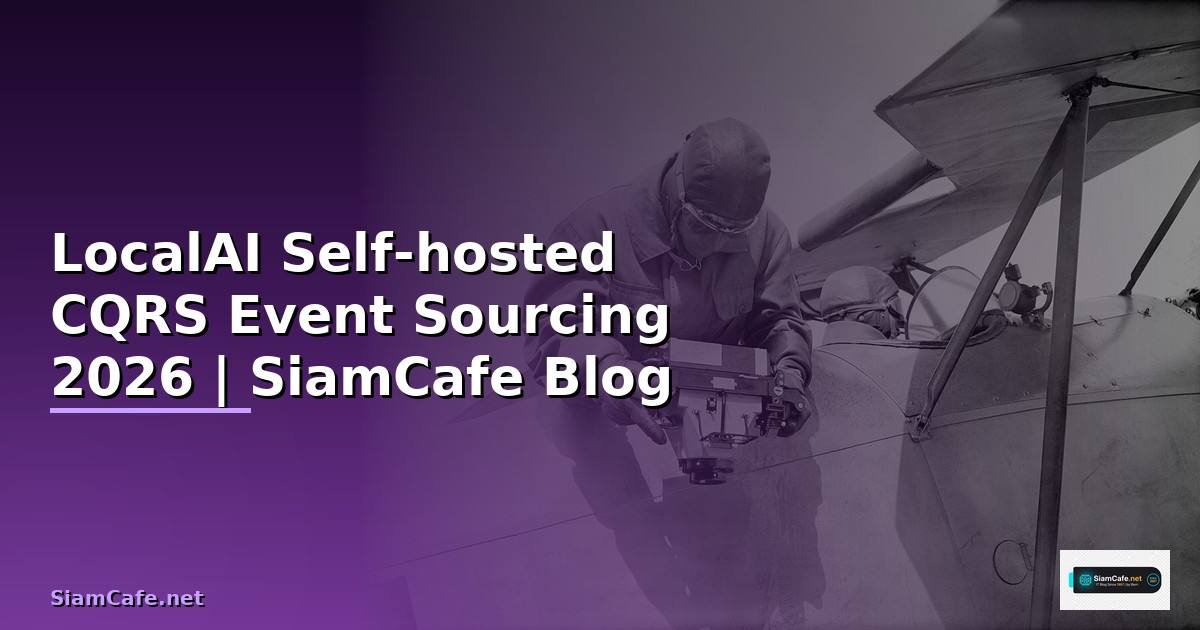LocalAI Self-hosted CQRS Event Sourcing