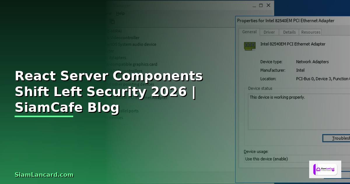 React Server Components Shift Left Security