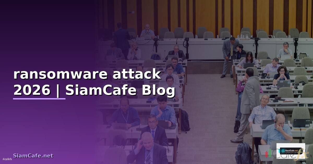 ransomware attack คือ