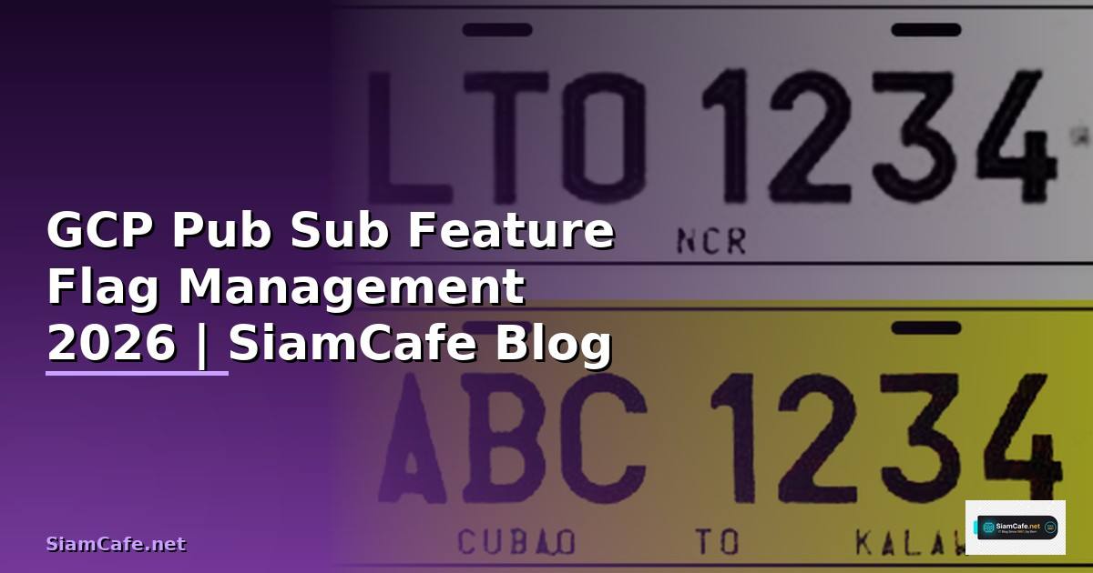 GCP Pub Sub Feature Flag Management