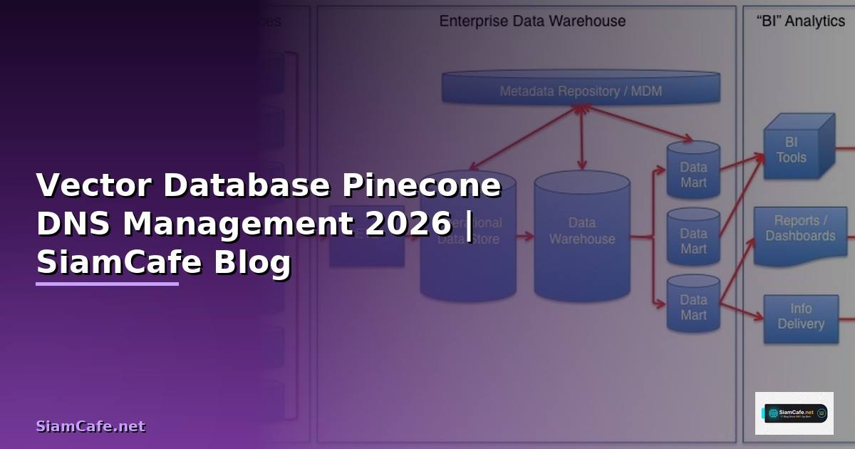 Vector Database Pinecone DNS Management — คู่มือฉบับสมบูรณ์ 2026