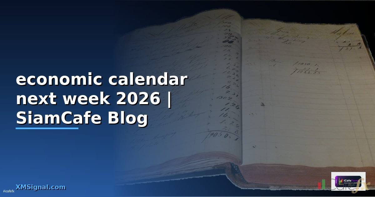 economic calendar next week