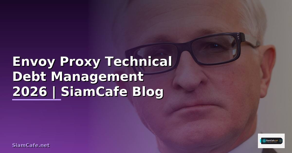 Envoy Proxy Technical Debt Management — คู่มือฉบับสมบูรณ์ 2026