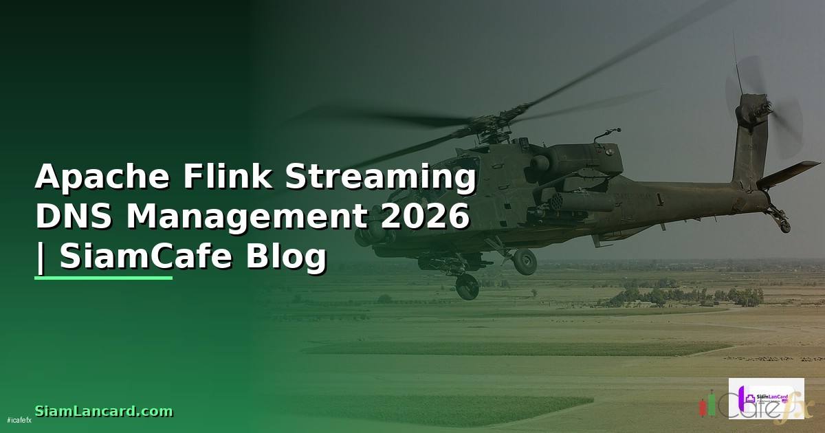 Apache Flink Streaming DNS Management