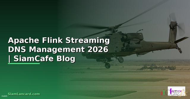 Apache Flink Streaming DNS Management